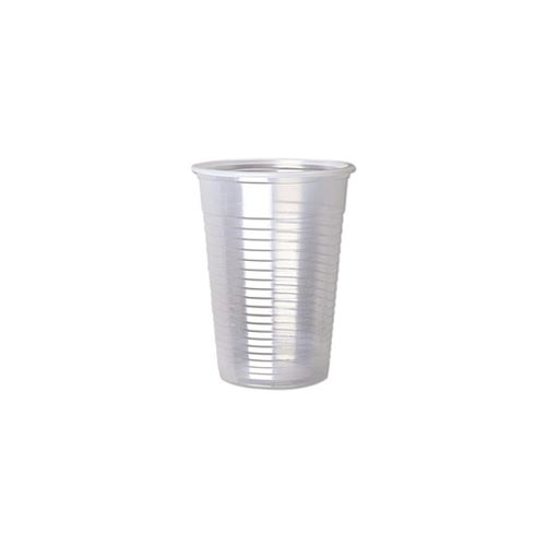 Disposable Plastic Glass for Serving Water, Transparent