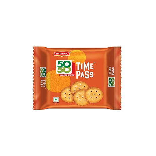 Britannia 50 50 Classic Salted Time Pass Biscuit