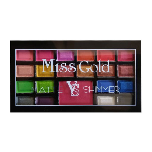 Miss Gold Matte Vs Shimmer Eyeshadow