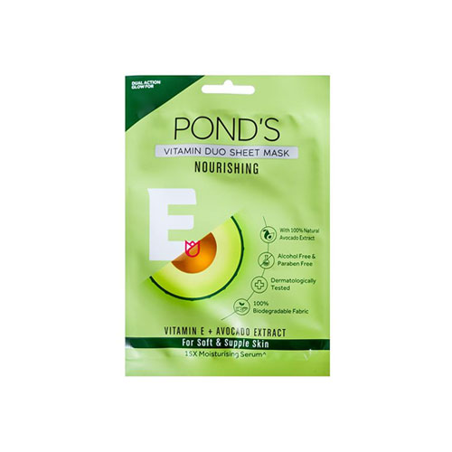 POND'S Vitamin E Nourishing Sheet Mask, With Avocado Extract For Soft & Supple Skin