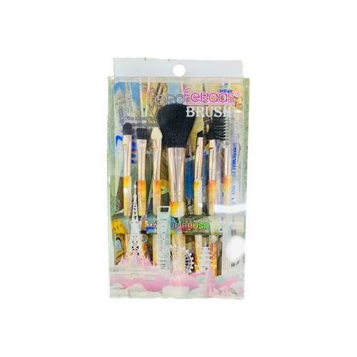 Feraas Makeup Brush Set - 7 Piece Brushes Makeup Kit for Girls